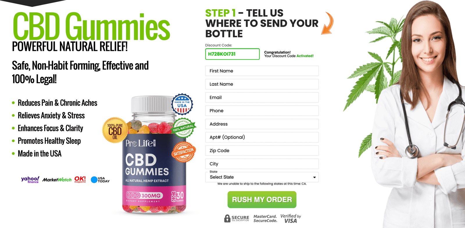 Pro Life Labs CBD Gummies USA